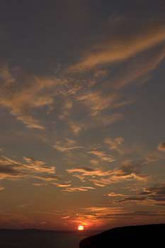 Blackgang sunset