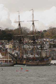 Endeavour replica at Cowes